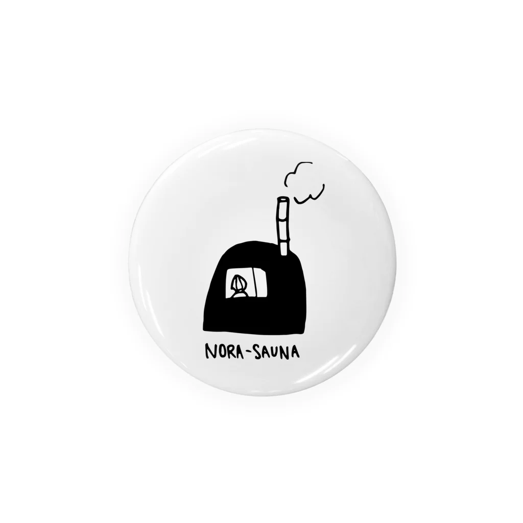 NORA-SAUNAの【絵柄大きめ背景抜け】NORA-SAUNA Tin Badge