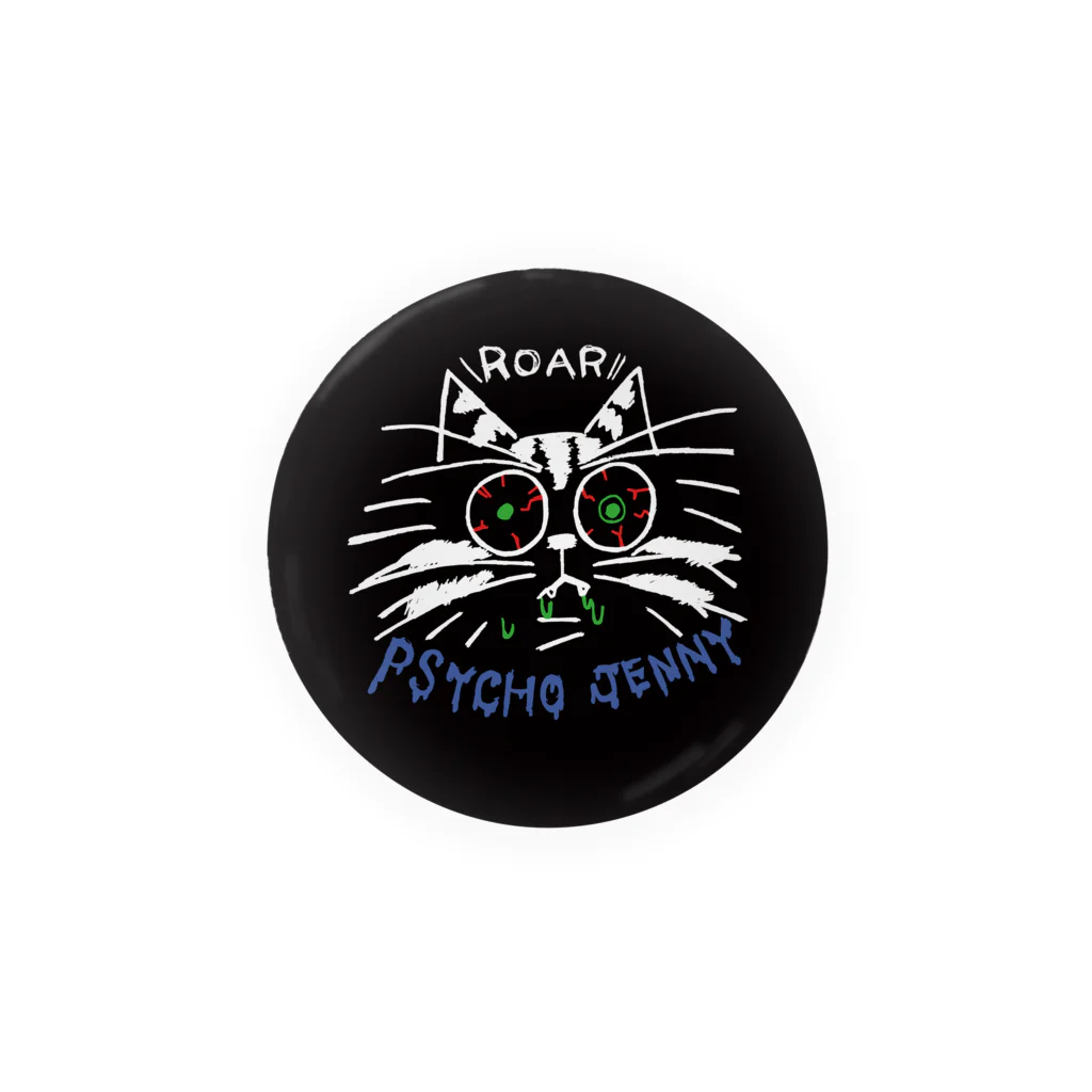 サイコジェニーさんのPsychojenny ロゴ 缶バッジ Tin Badge