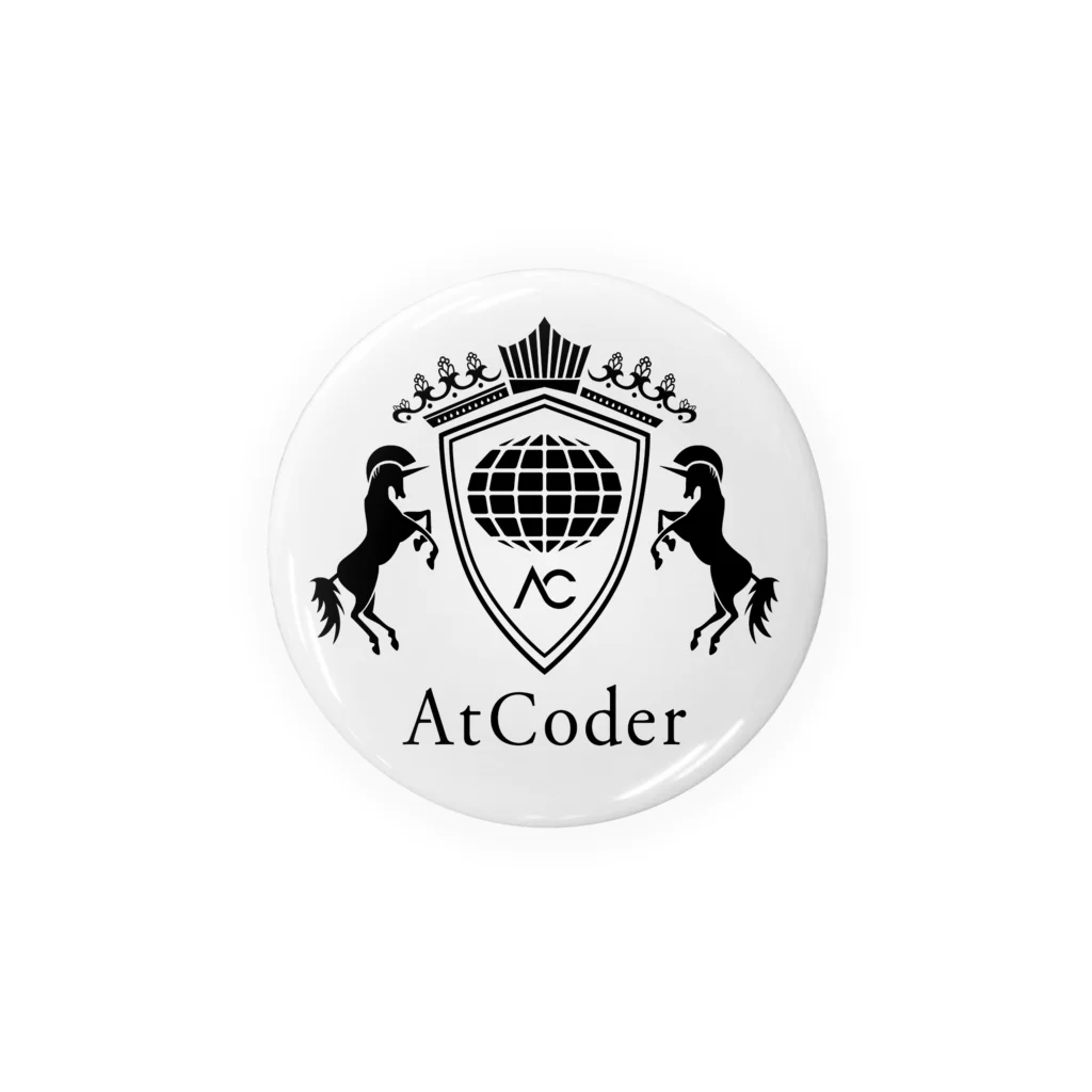 AtCoderのAtCoderロゴグッズ 缶バッジ