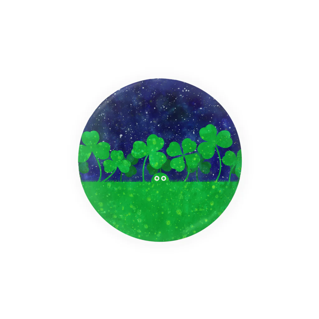 green worldの真夜中のクローバー Tin Badge