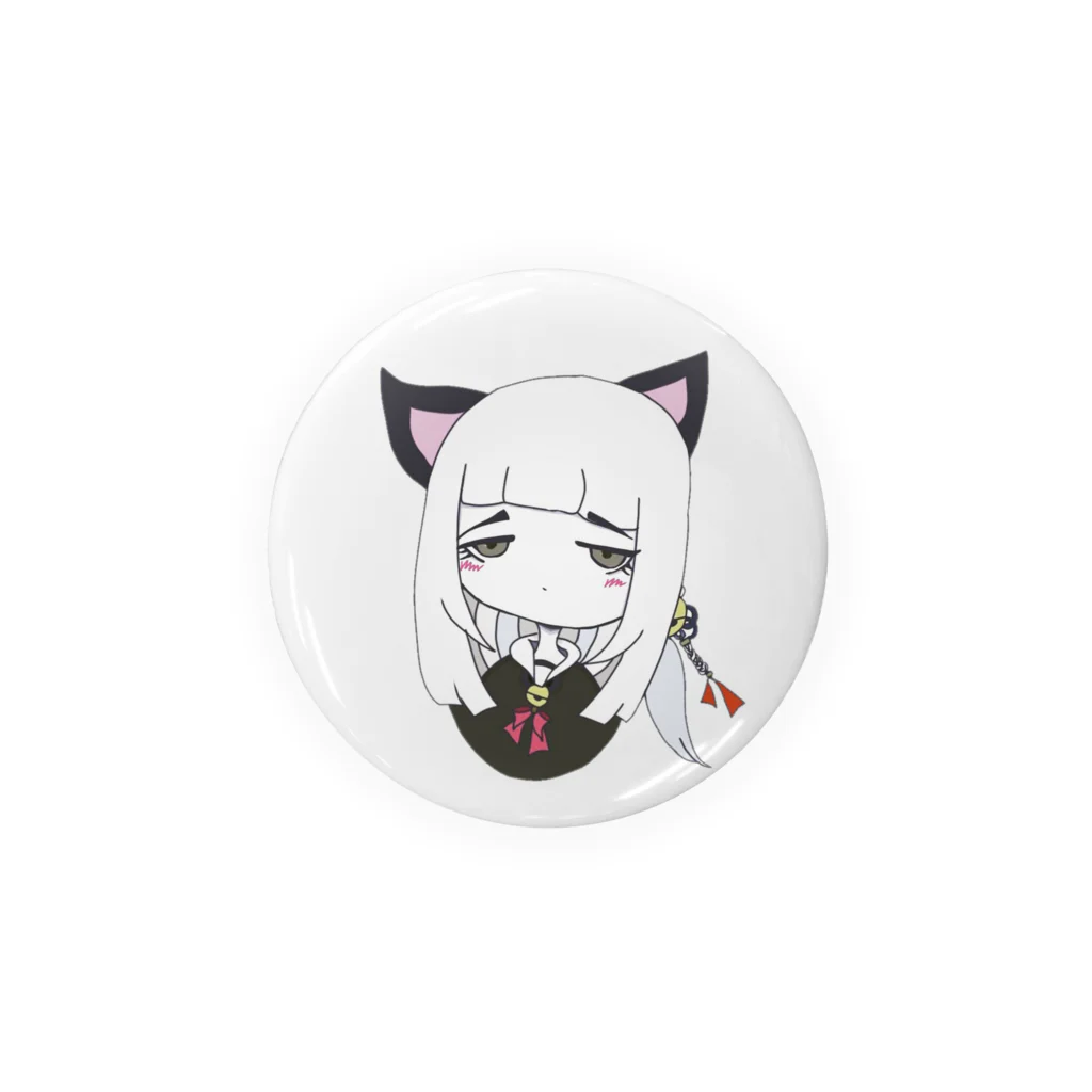 不思議な...の猫耳少女 Tin Badge