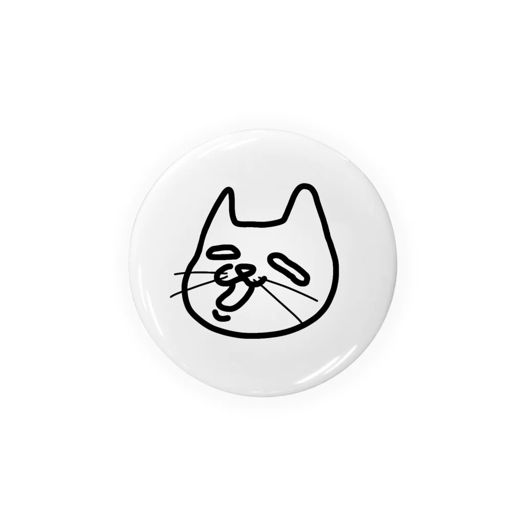 藁餅屋さんの煽れる猫 Tin Badge