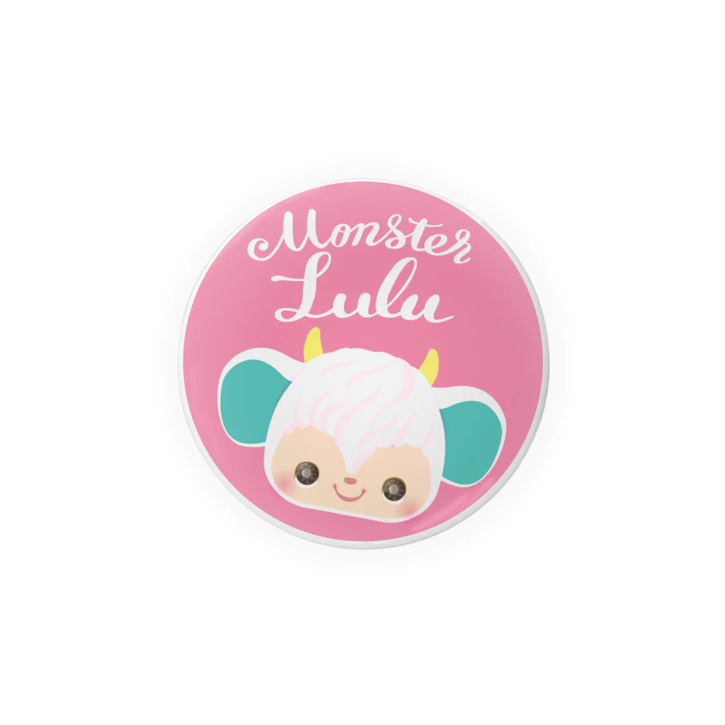 きしあやこ　Ayako KishiのMONSTER LULU サークル　 ZAKKA Tin Badge