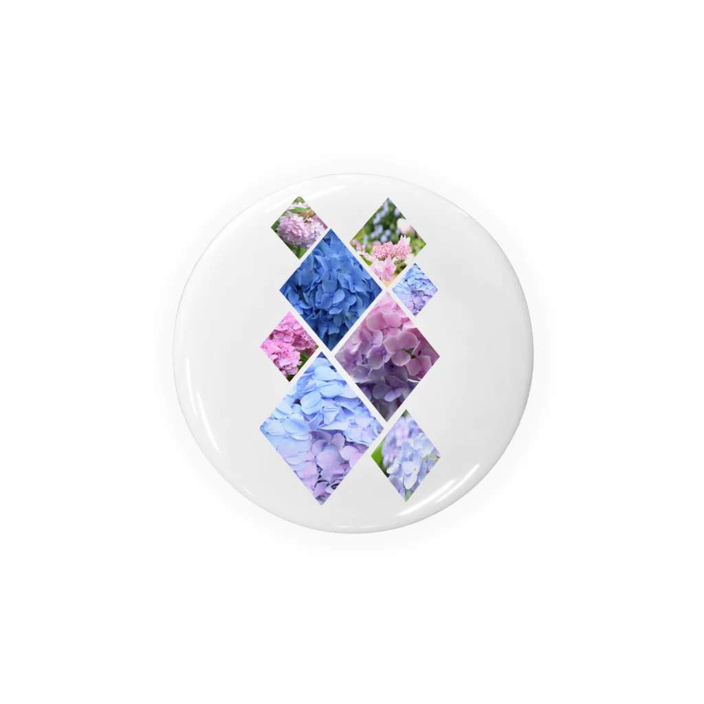 re: my imagesの紫陽花 Tin Badge