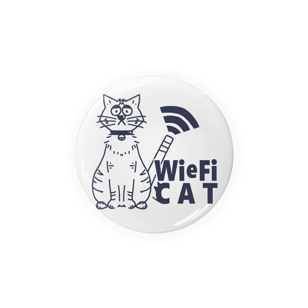 なかしま わか🦀のWieFi CAT（ウィーフィーキャット）  Tin Badge