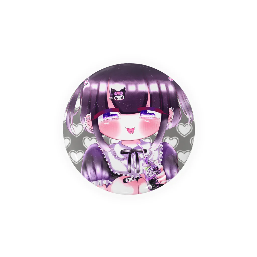 思議乃໒꒱のざ〜〜こ🖤 Tin Badge