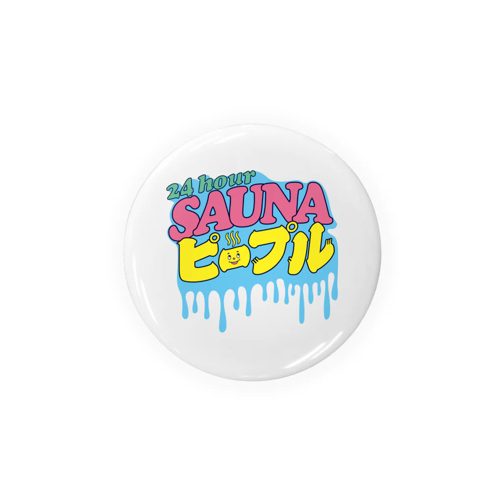 LONESOME TYPE ススの24時間サウナピープル Tin Badge