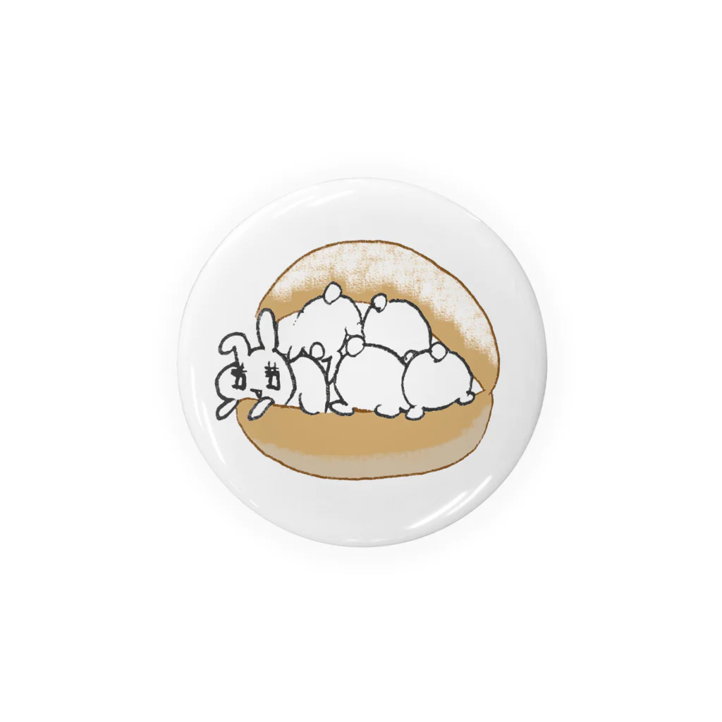 うさぎちゃんアイランドのうさトッツォ（おしりver.） Tin Badge