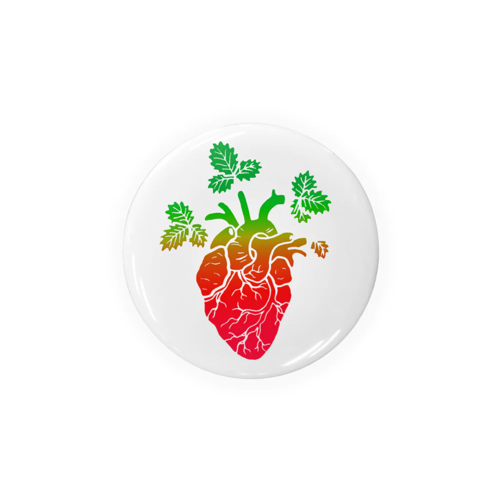 Burned Strawberry MoonのStrawberry Moonな心臓 Tin Badge