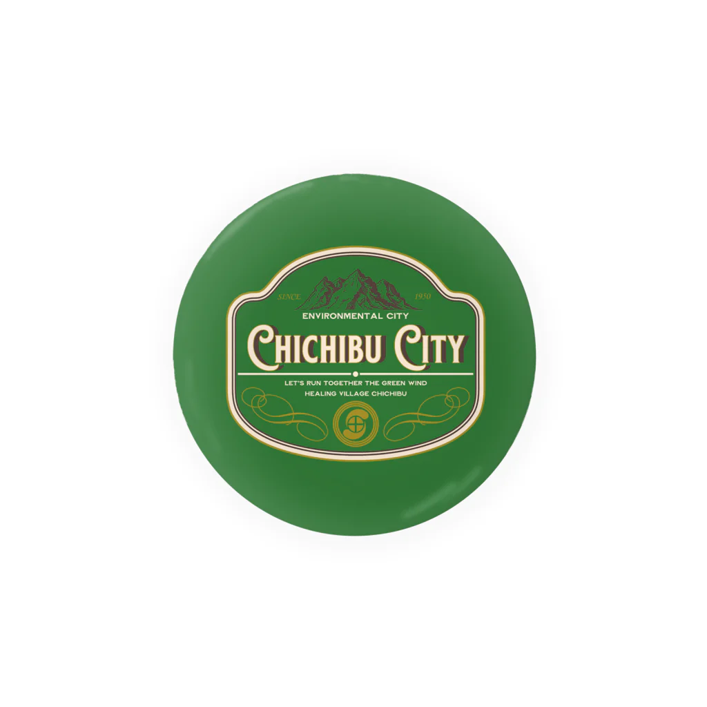 But SAITAMAのCHICHIBU-CITY Tin Badge