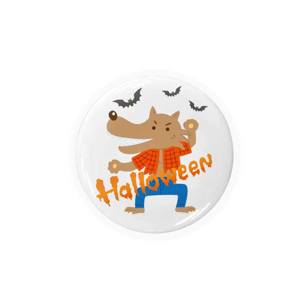 mincruのHALLOWEEN_オオカミ男 Tin Badge