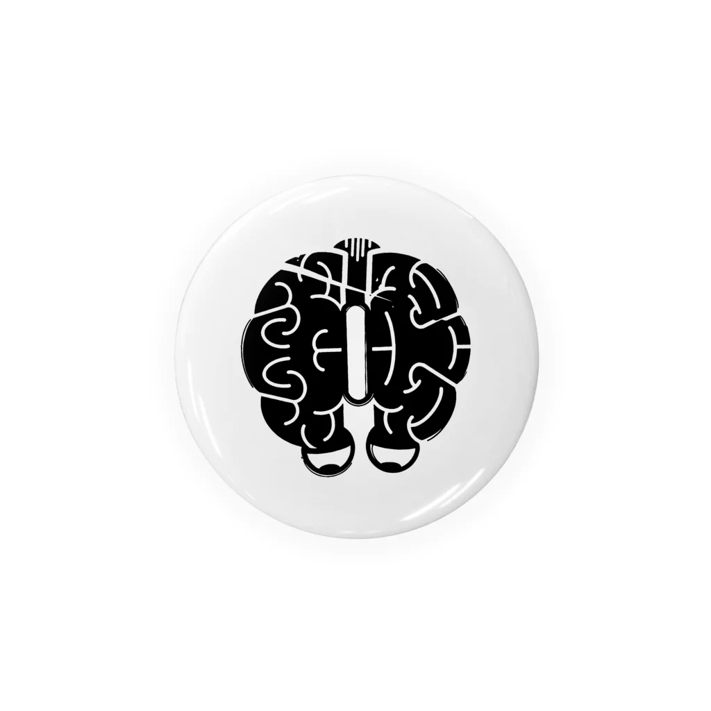 houjou_ujiwakiのbrainjack_fan Tin Badge