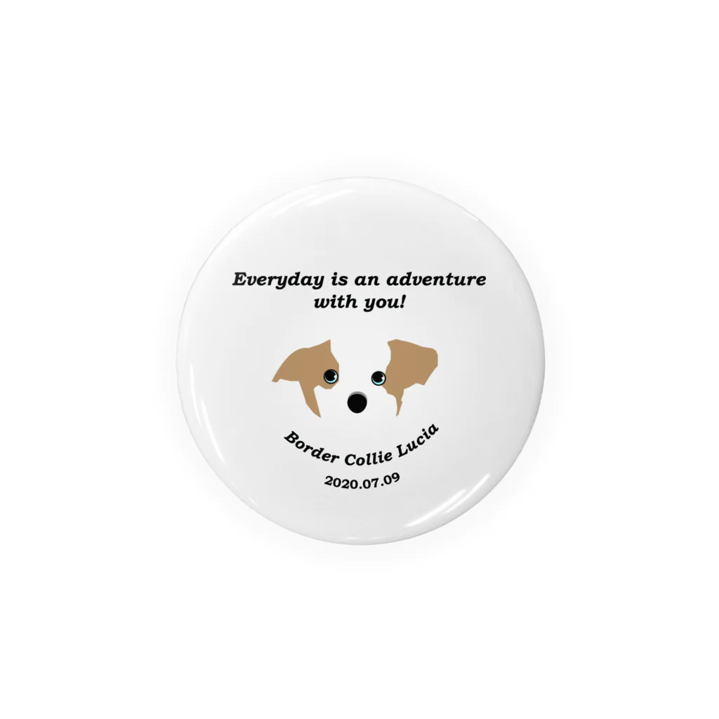 Bordercollie StreetのHappy LUCIA Tin Badge