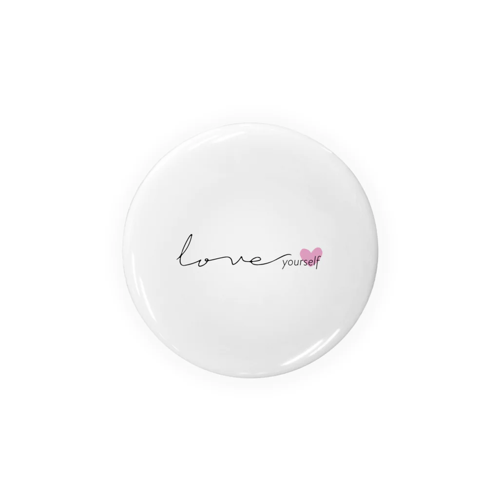 cocono shopの自分を大切に -love yourself- Tin Badge