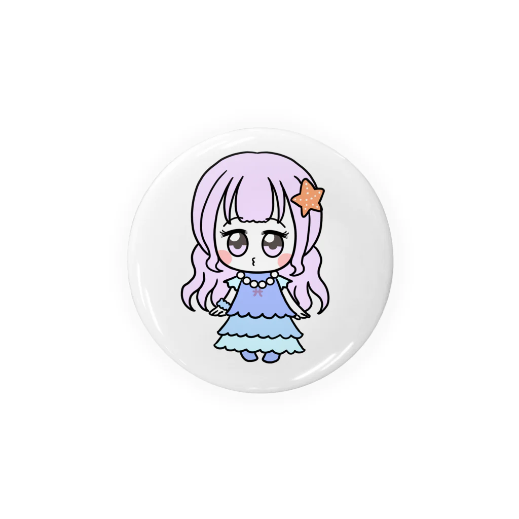 すきだらけShopのうお座ちゃん Tin Badge