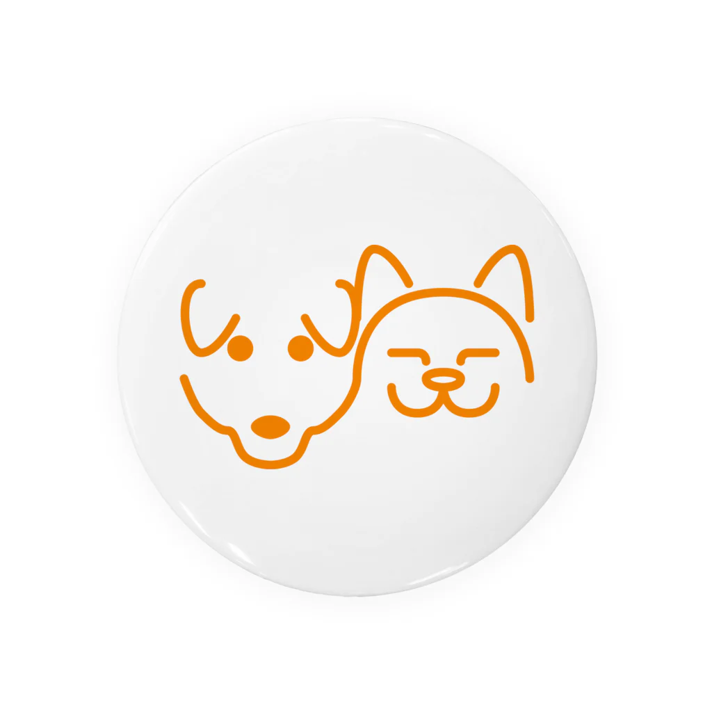 nestori shopの犬と猫 Tin Badge