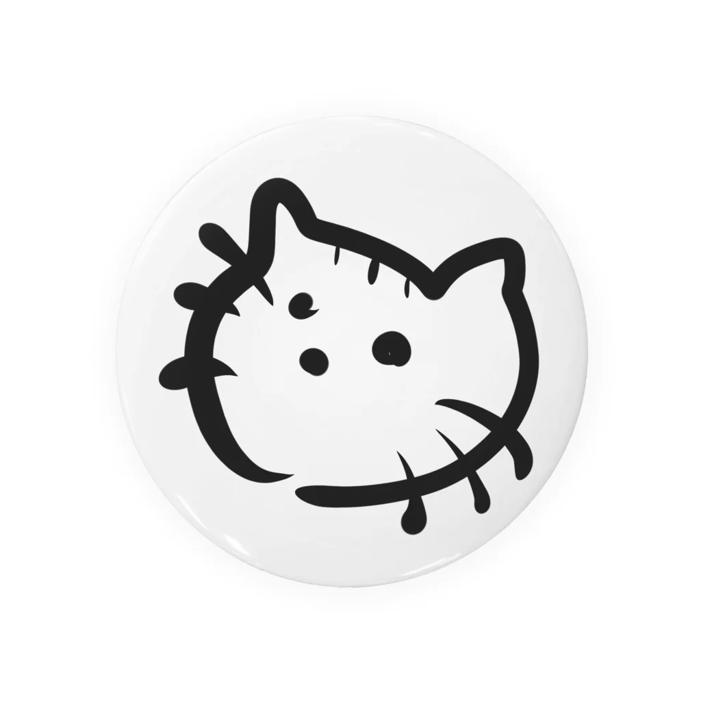 5秒クオリティの5秒で描いたネコ Tin Badge