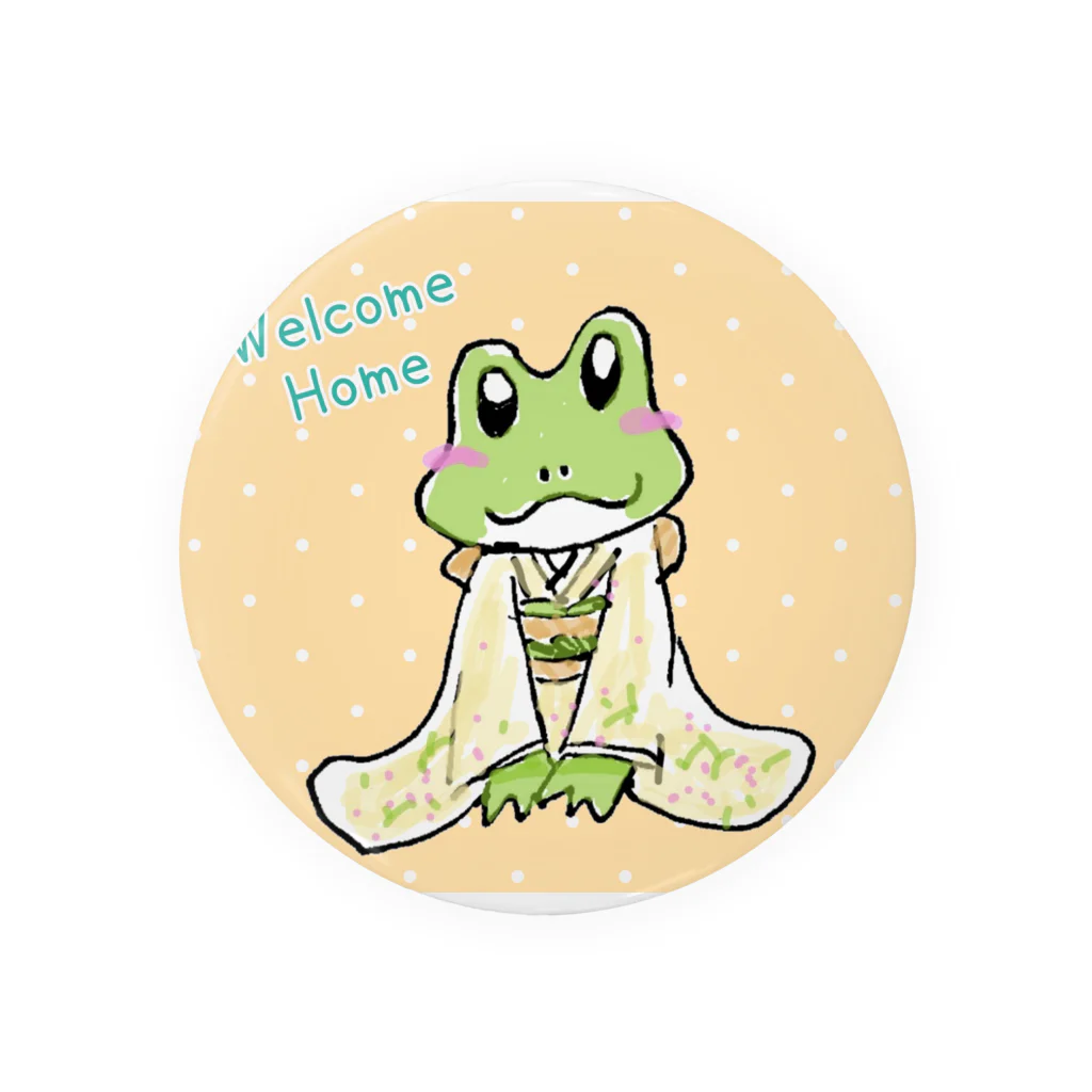 高嶺 悠のかえる部屋のかえるちゃん日日是好日「WelcomeHome」 Tin Badge