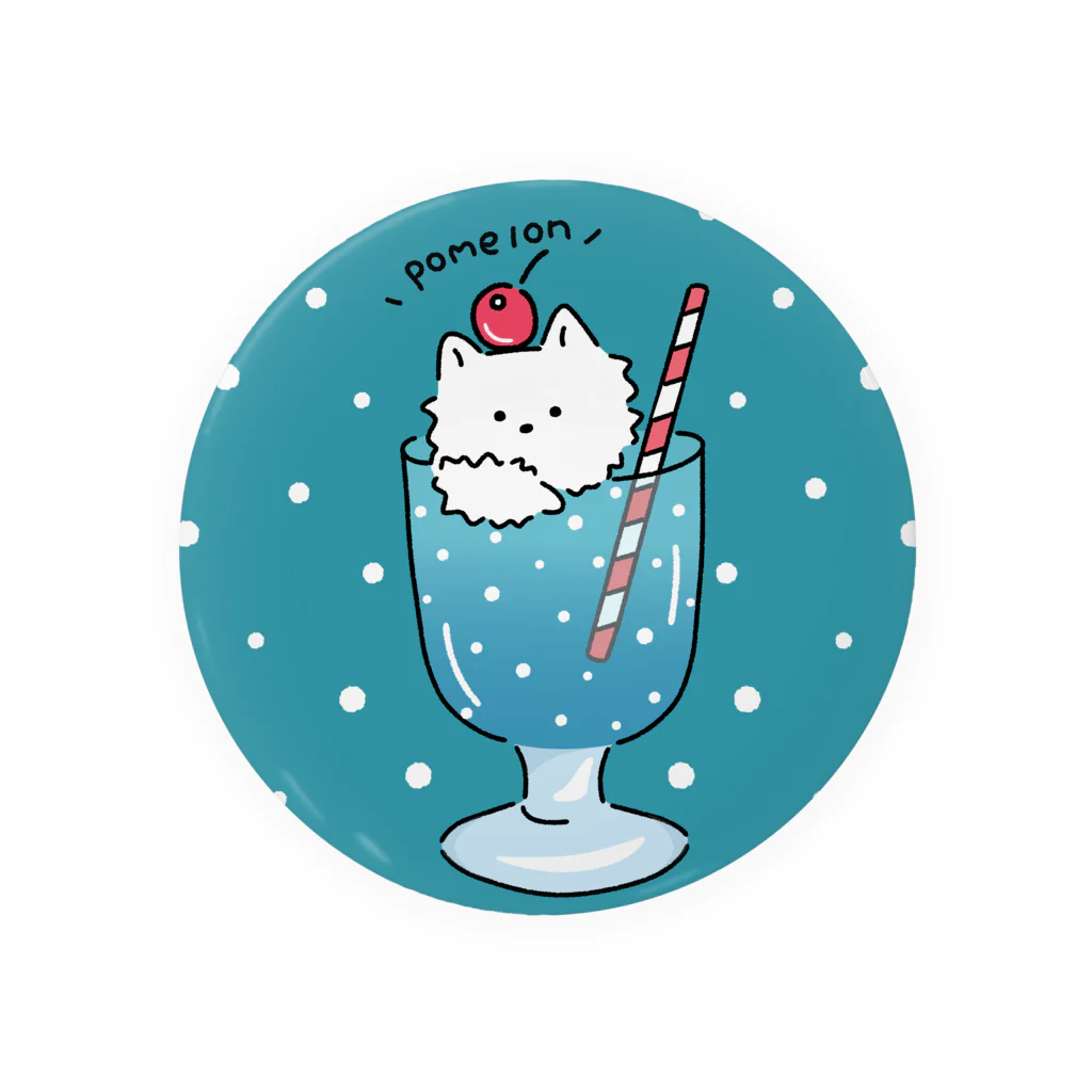 Uuutan Pomelonのポメロンソーダ Tin Badge