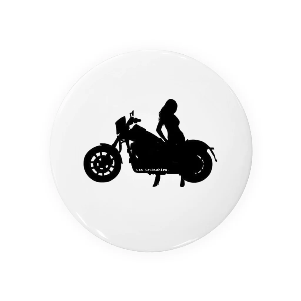 バイク大好き人間のショップの月城ウタ Tin Badge