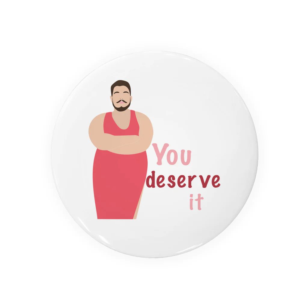 RainbowTokyoのYou deserve it Tin Badge