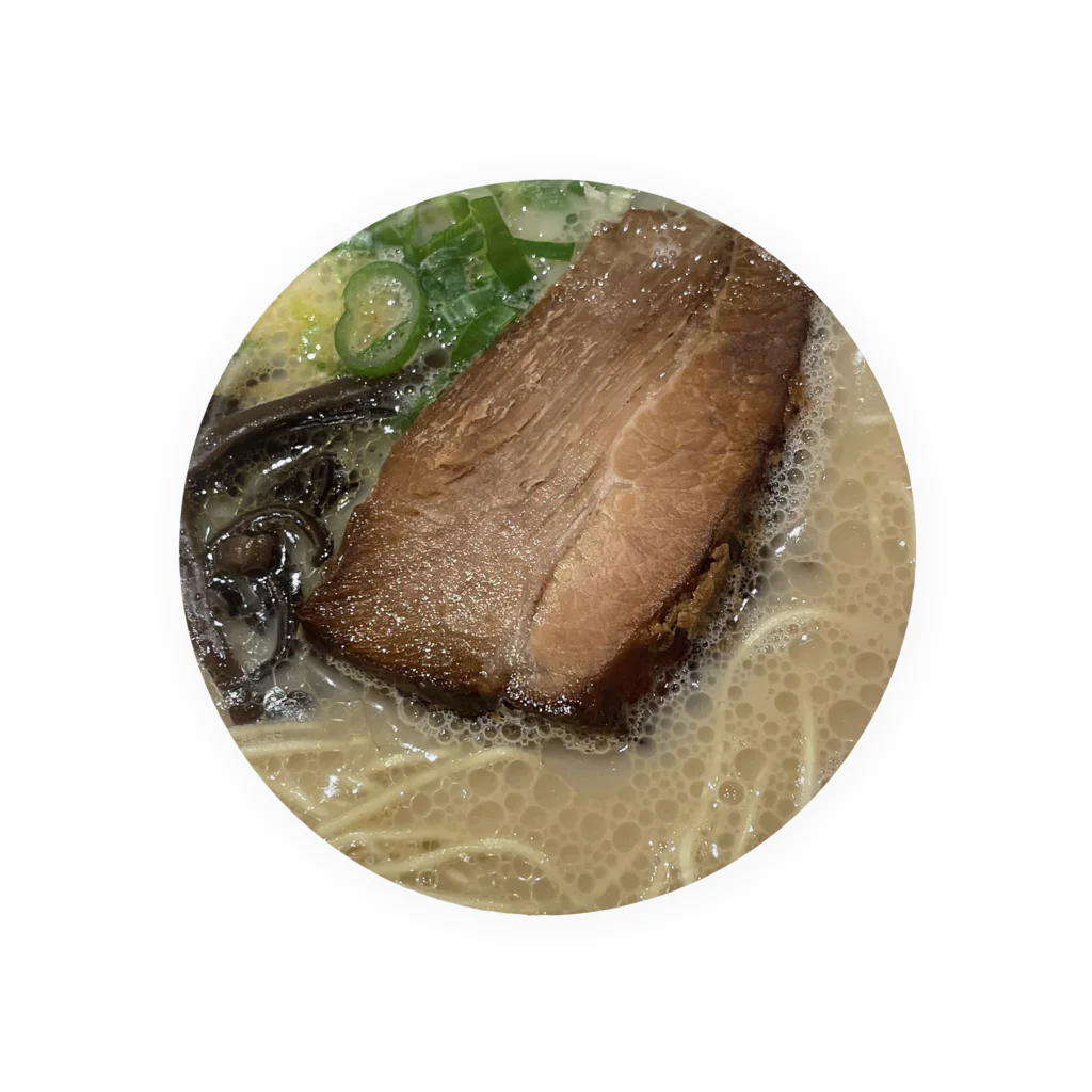 あゆのしおやきのとんこつラーメン 缶バッジ