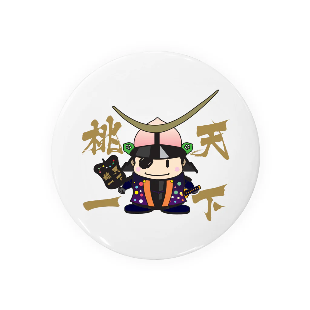 するめ侍の天下桃一 from ふくしま Tin Badge