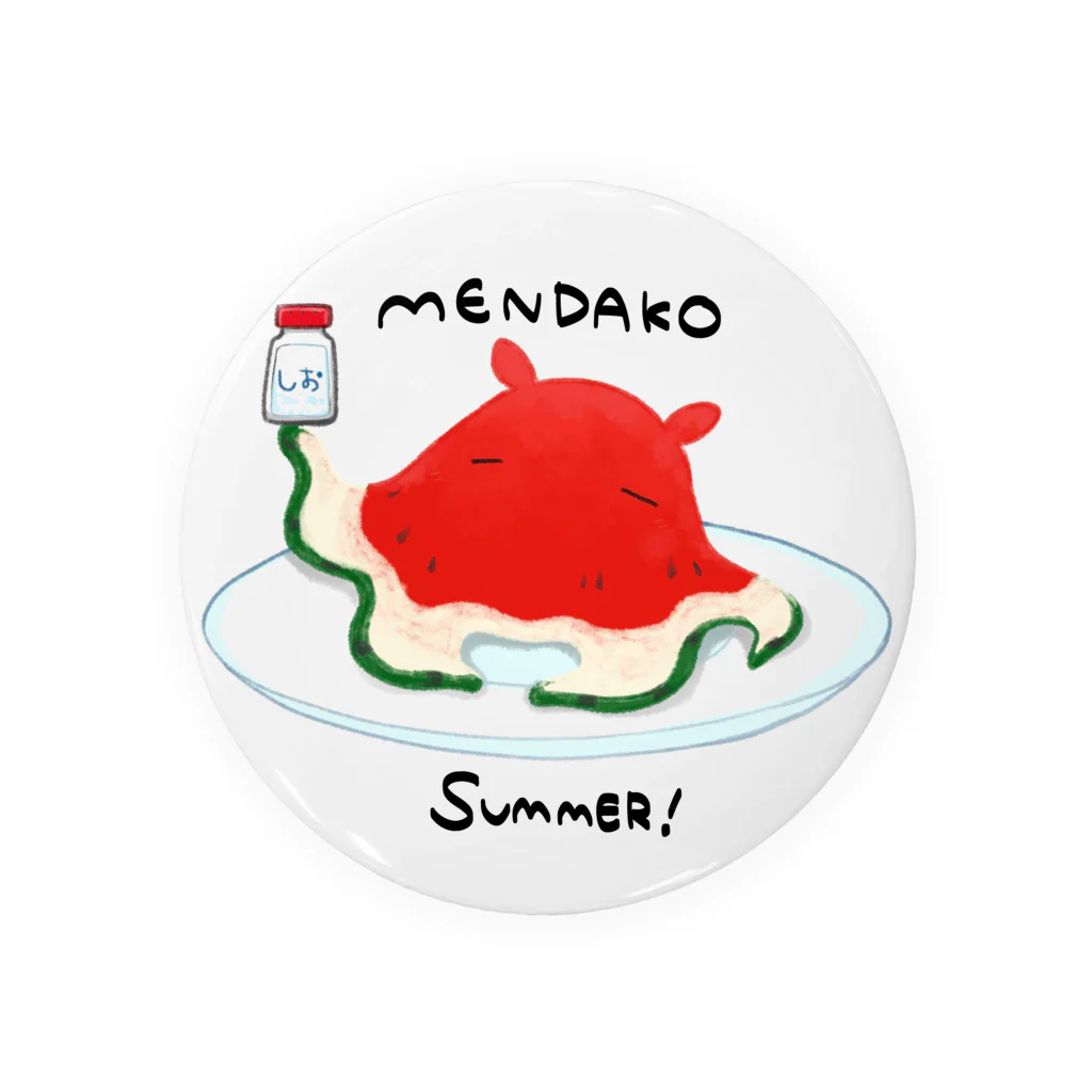 めんだこラボのMENDAKO SUMMER！ Tin Badge