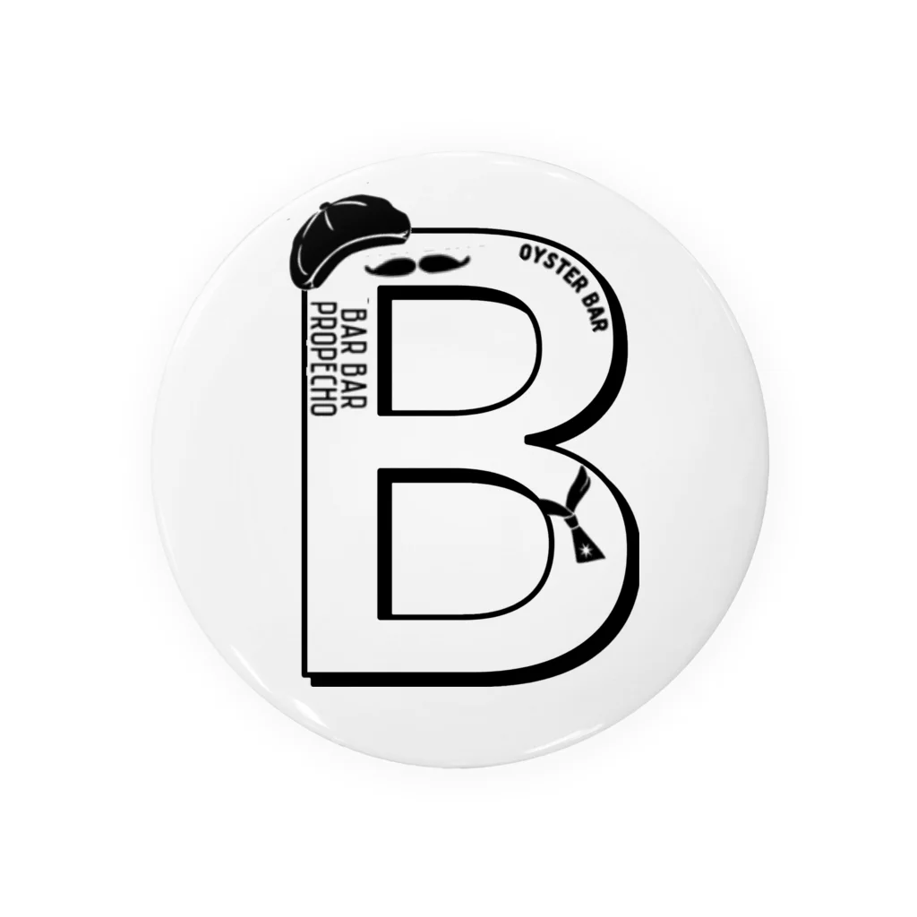 b.b propecho clothesの propecho「B」 Tin Badge