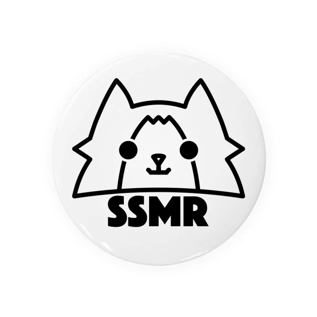 TUNA-CUNの猫のししまる「SSMR」 缶バッジ