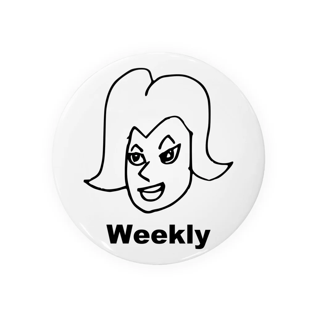 よかとロックのweekly magazine Tin Badge