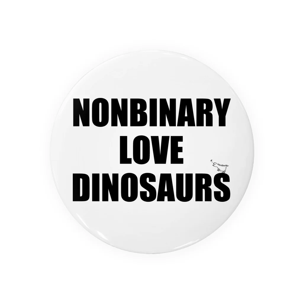 new syrupのNONBINARY LOVE DINOSAURS Tin Badge