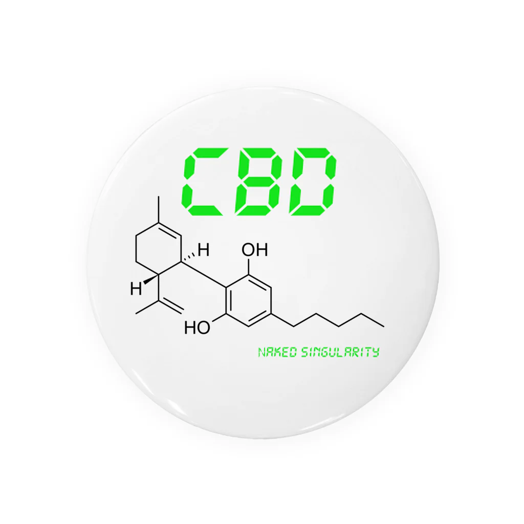 はだかのとくいてんのCannabidiol Tin Badge