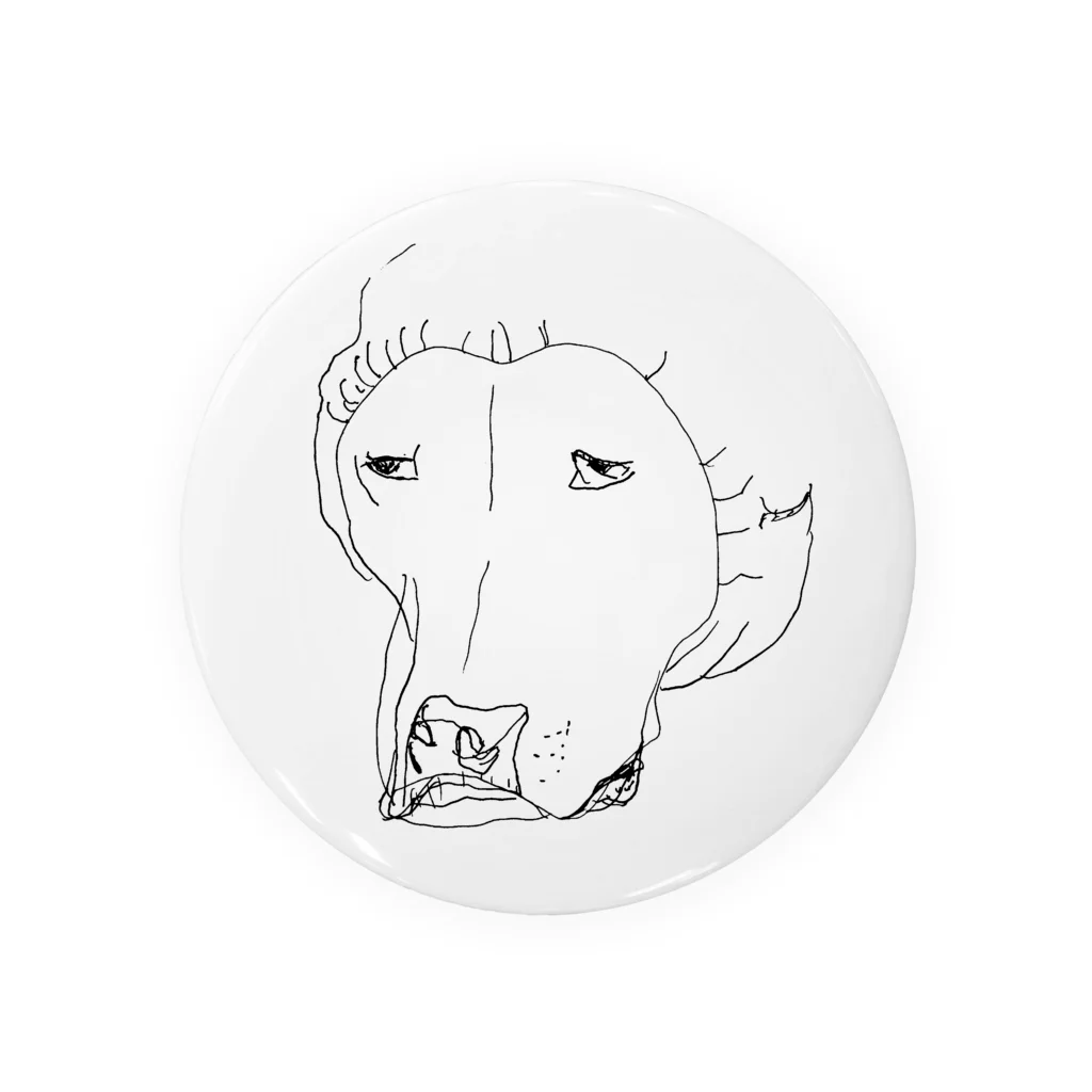 今日の白子のしらっＴ（瞬膜）フロント Tin Badge