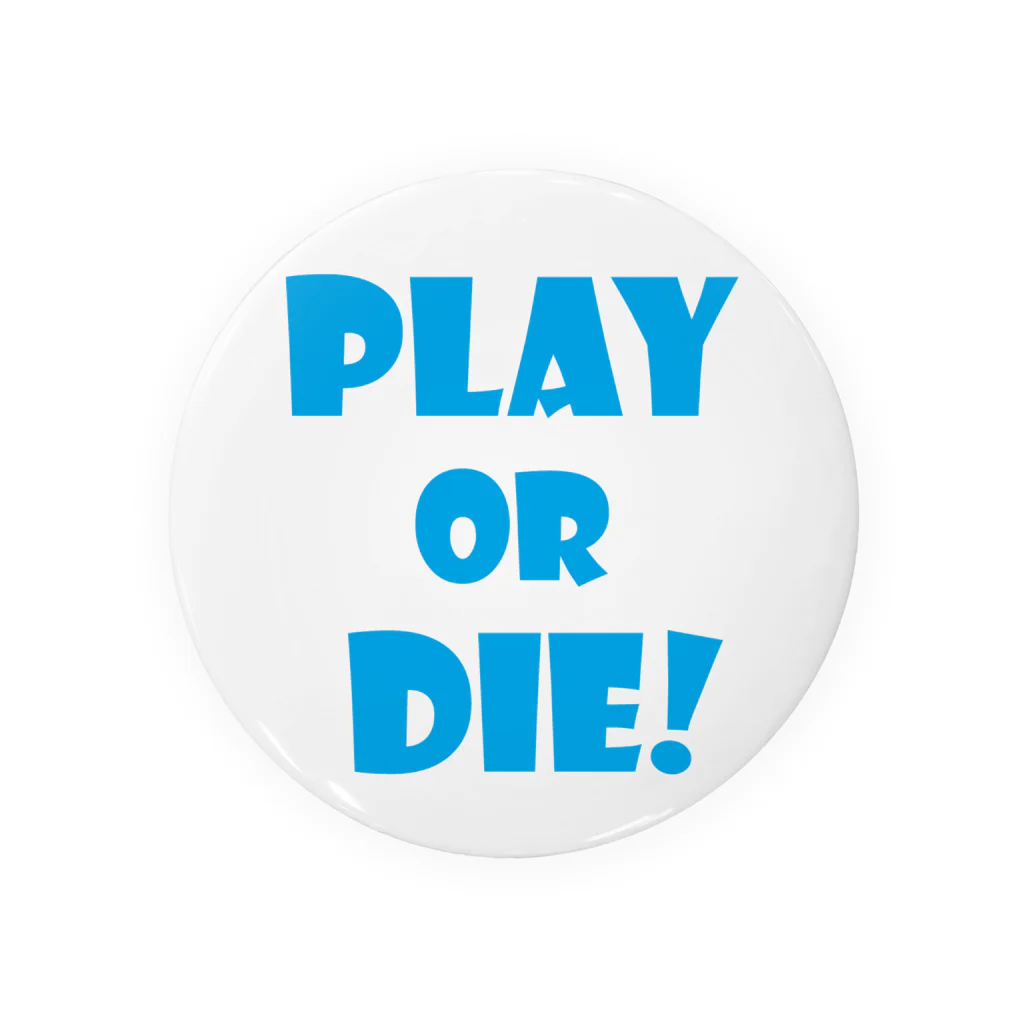 Cont!nue?の"PLAY or DIE!" 遊ぶか、死ぬか！[POP版] Tin Badge