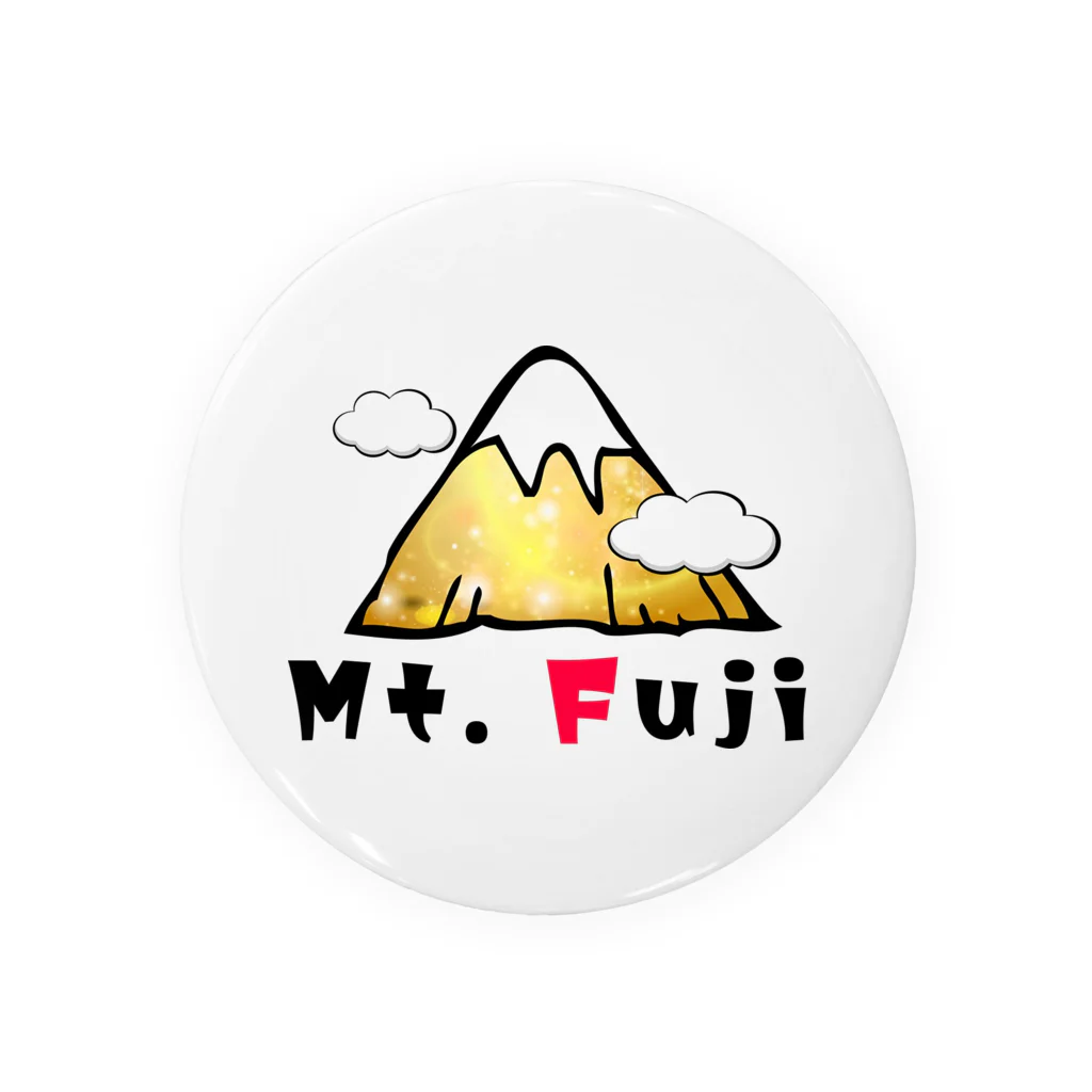 レアレアコクアのいいことありそう! 金運シリーズ　(富士山　Mt.Fuji) Tin Badge