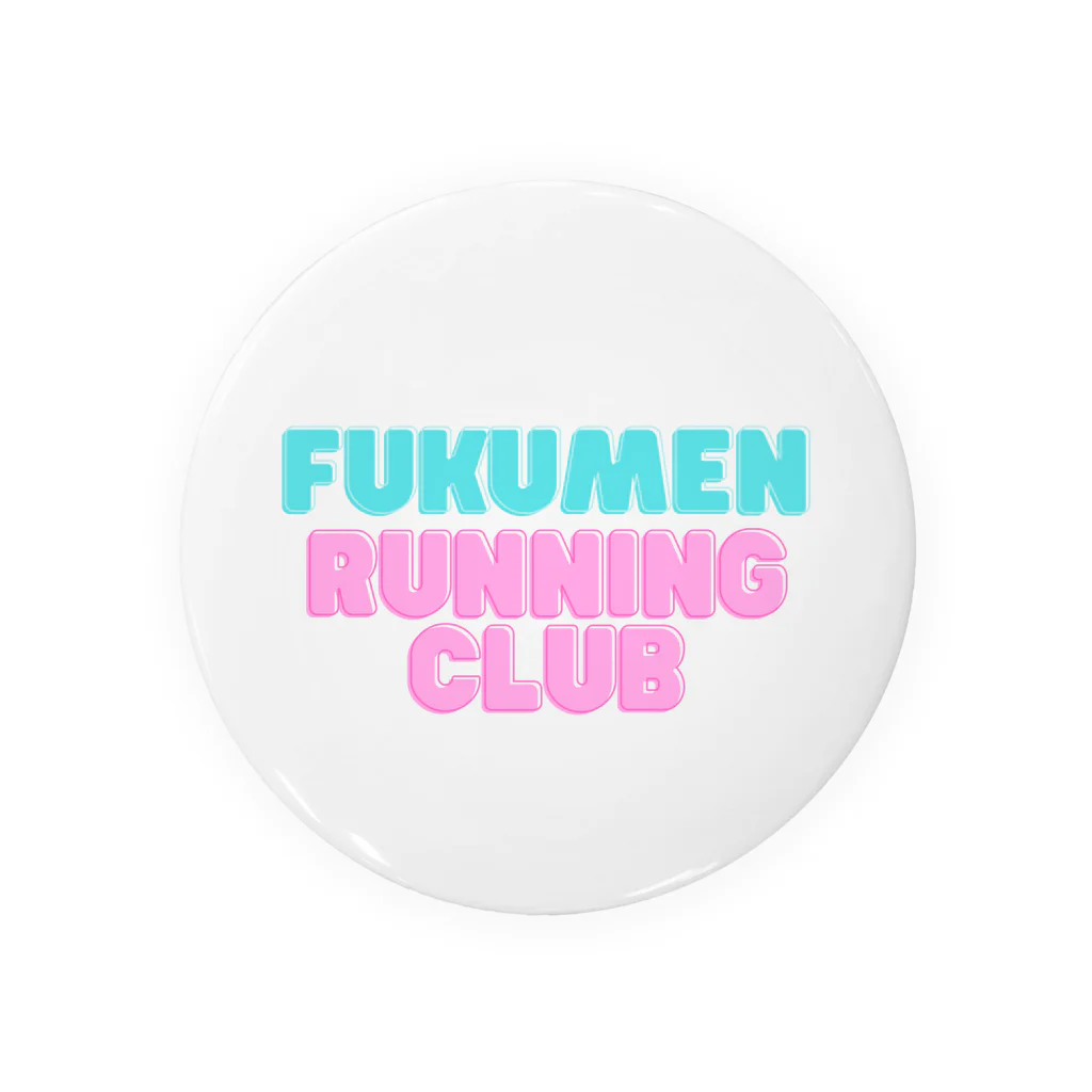 ふくめん社長@HARD CORE 人生のFUKUMEN RUNNING CLUB 缶バッジ