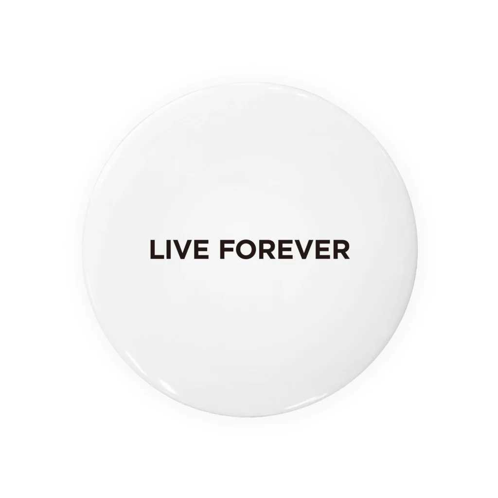 Type Me TのLIVE FOREVER Tin Badge