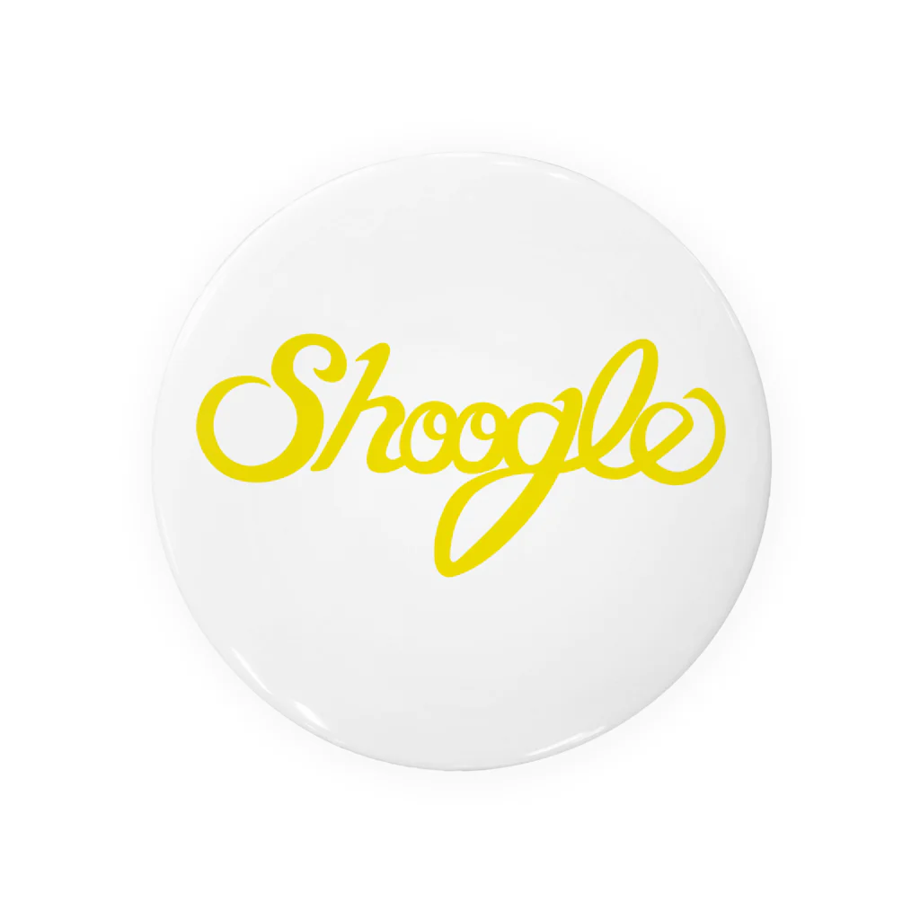 週刊少年ライジングサンズのShoogle(シューグル・週グル・週刊少年グルメ)ロゴ イエロー Tin Badge