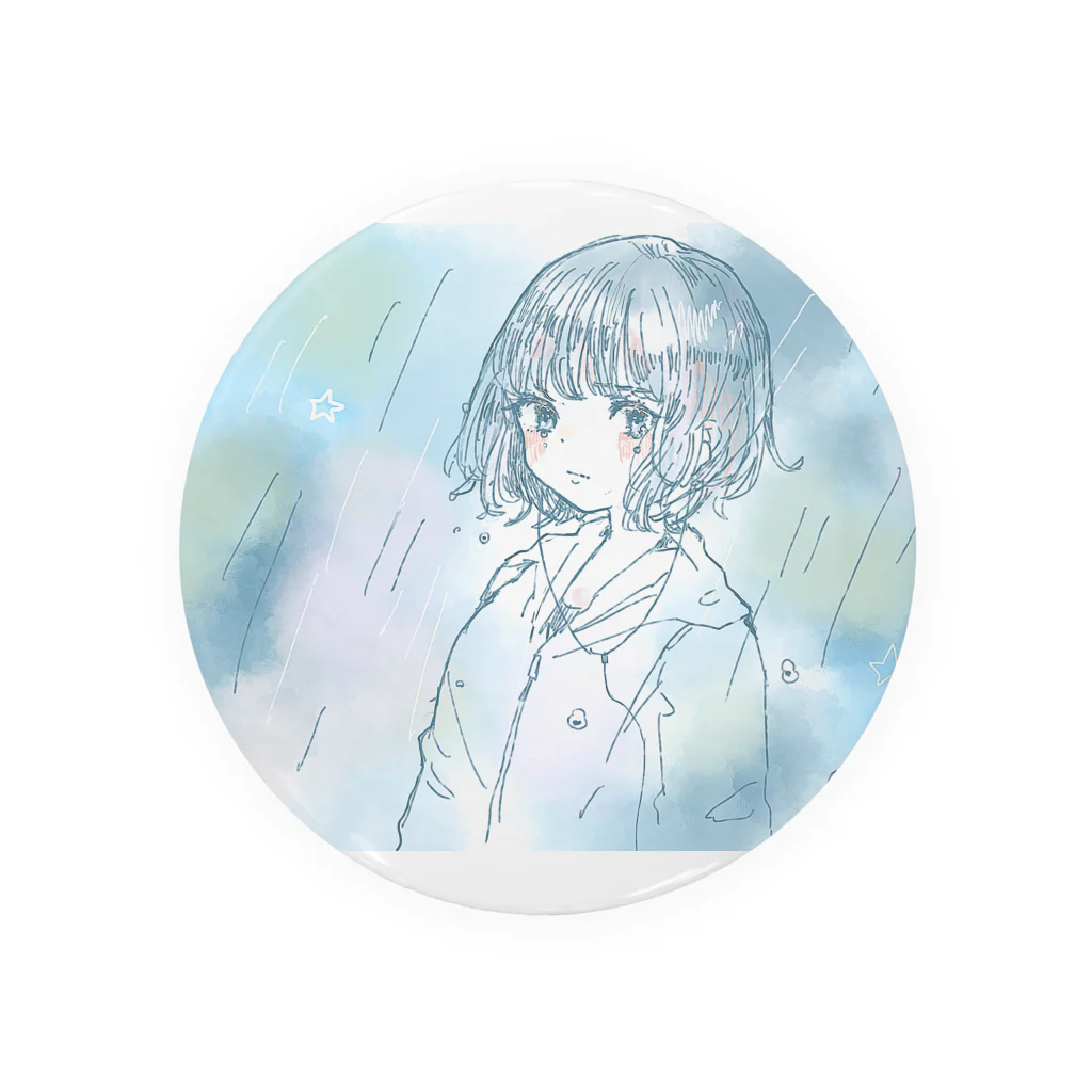 根本凪チャンネルSHOPの雨上がりのきざし Tin Badge