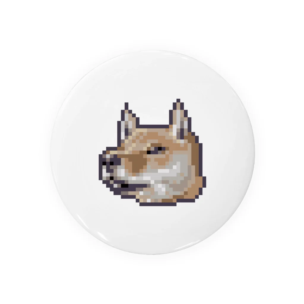 mtmtの柴犬（ドット絵） 缶バッジ