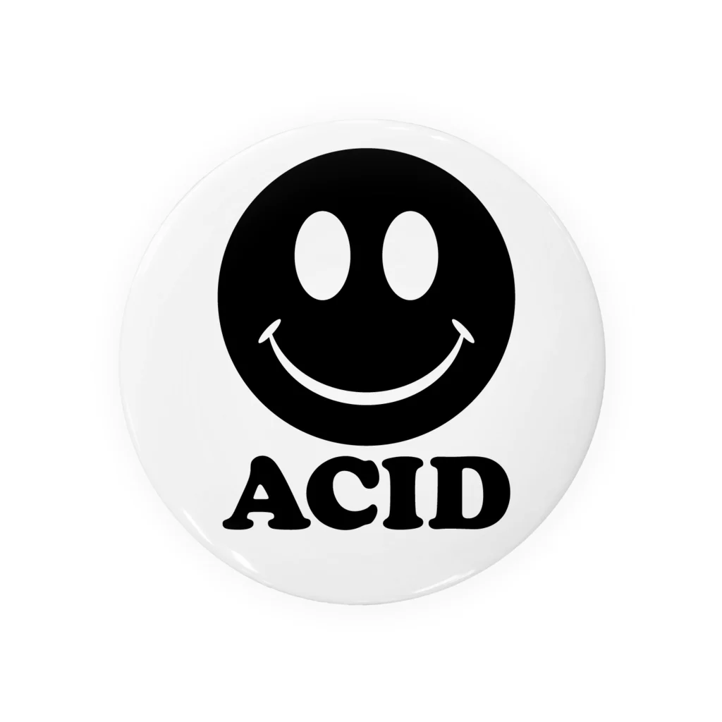 レジスト・ウェイブスのACID SMILE Tin Badge