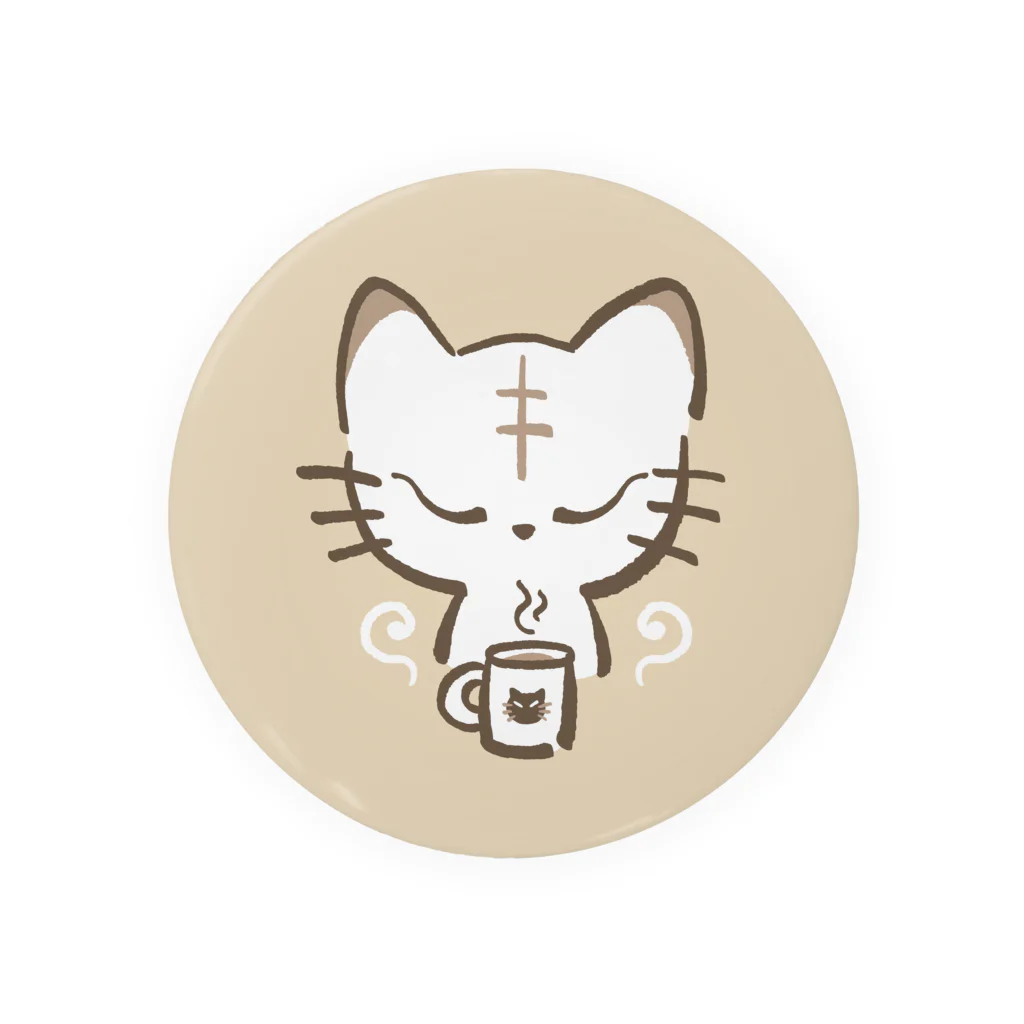 UETANBOの②子猫シャムのカフェタイム Tin Badge