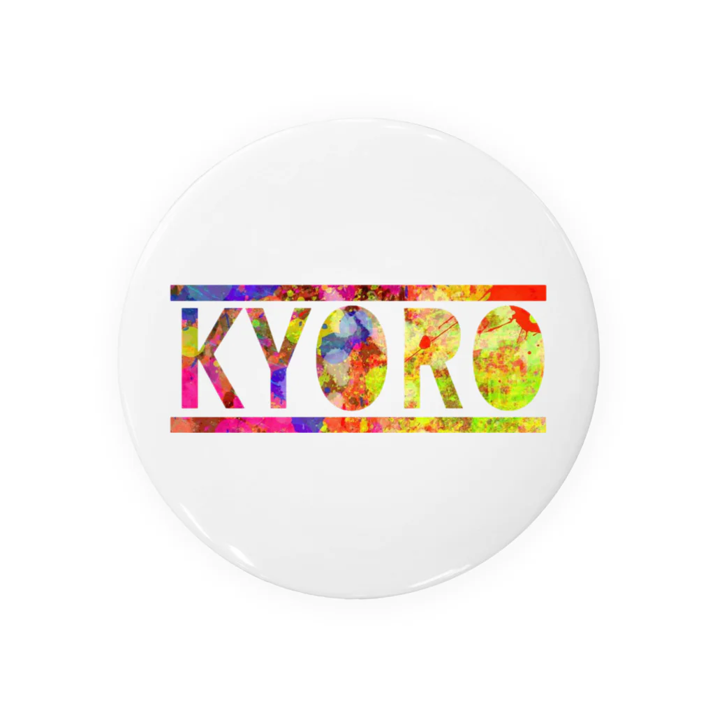 KYOROSHOPのキョロバッジ(レインボー) 缶バッジ