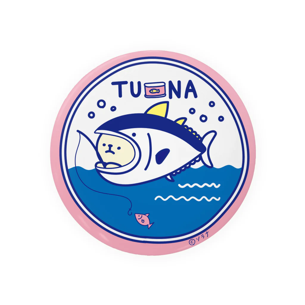   Solana /   ソラナのまぐろ船 Tin Badge