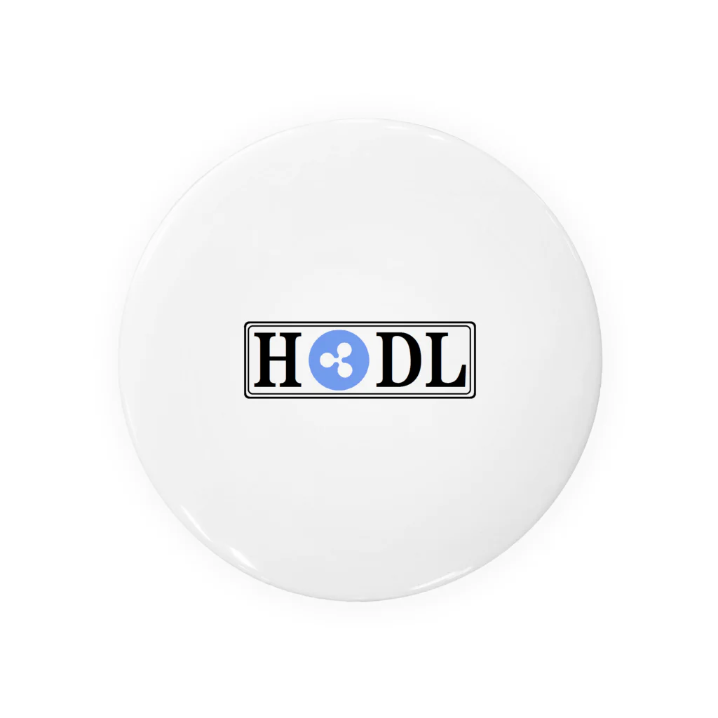 BBdesignのxrp ripple hodl 缶バッジ