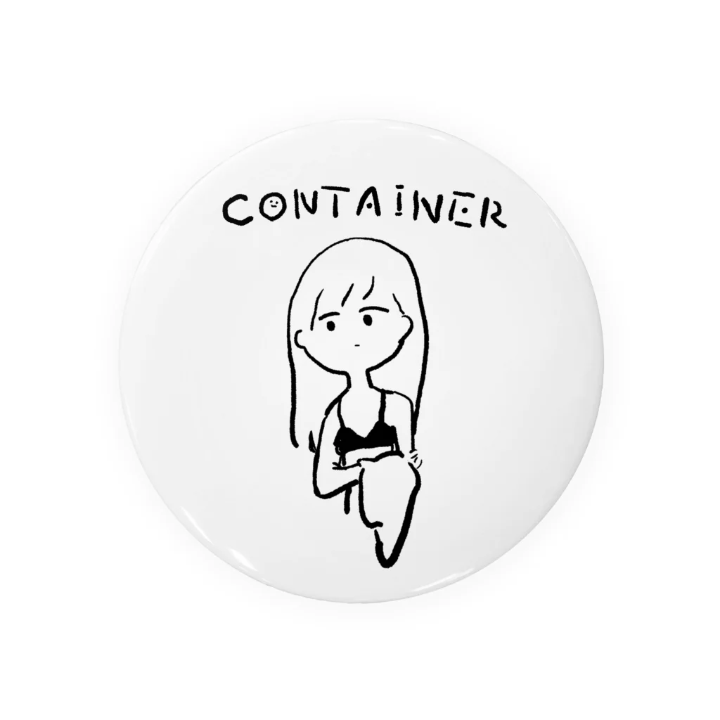 CONTAINERのコンプレックス 缶バッジ