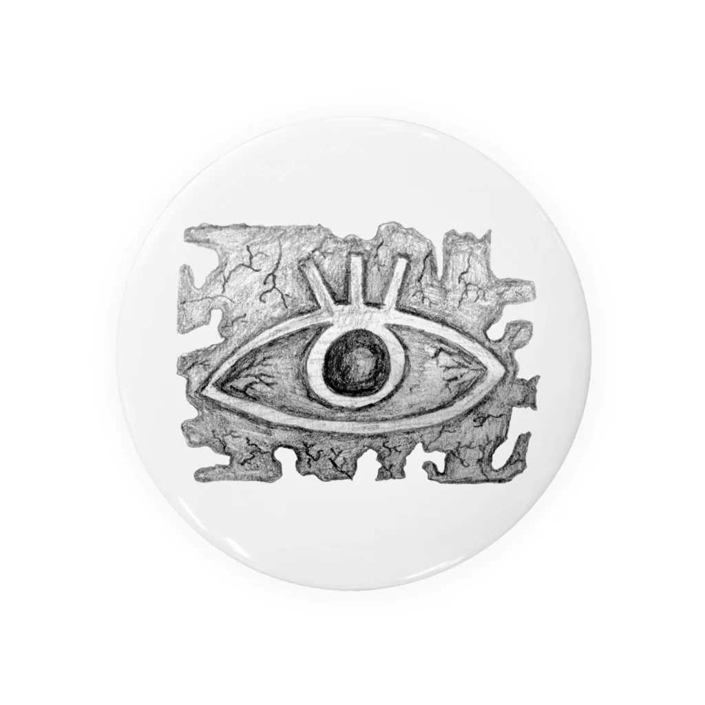 端の方のeye1 Tin Badge