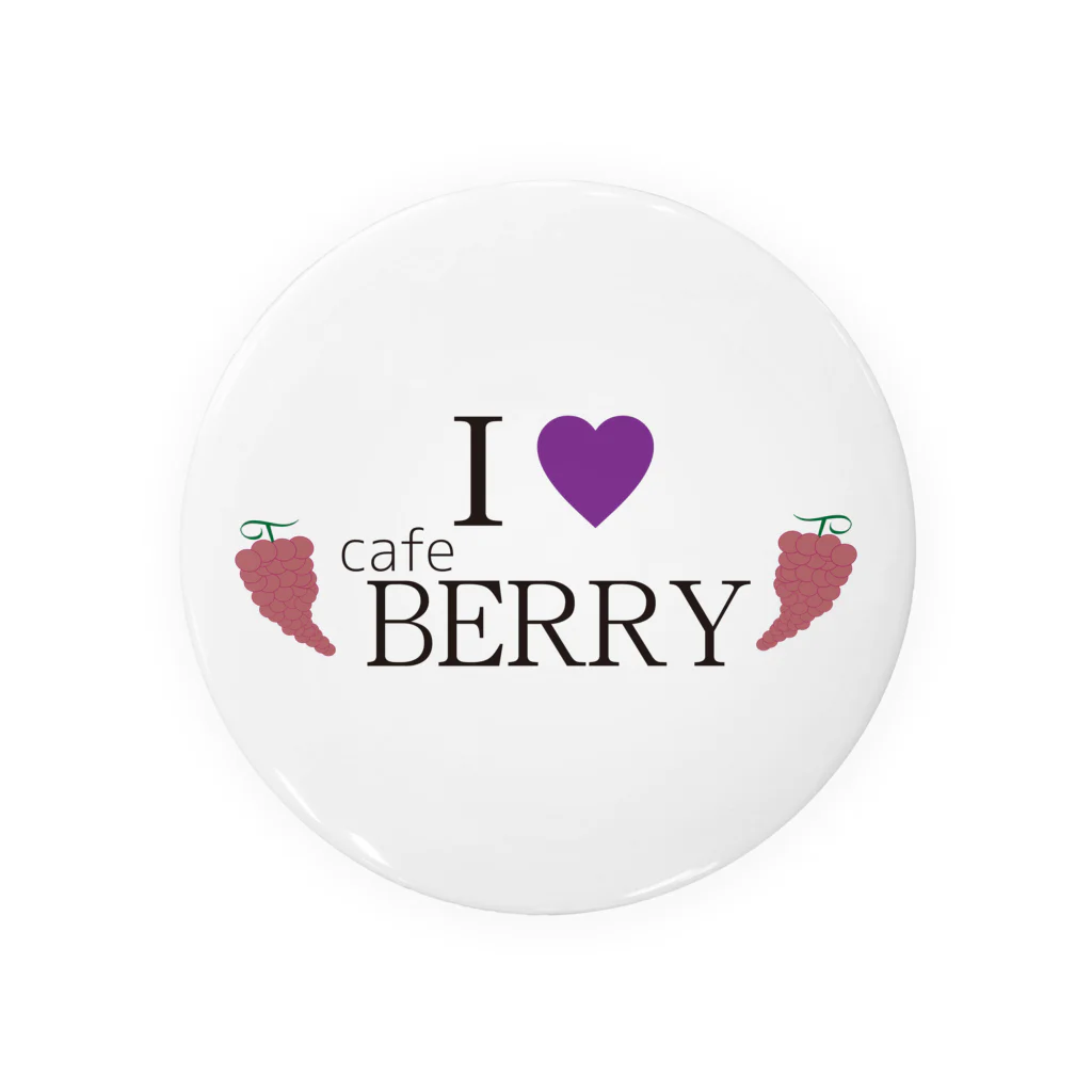 Monokomono+のI LOVE CAFE BERRY Tin Badge