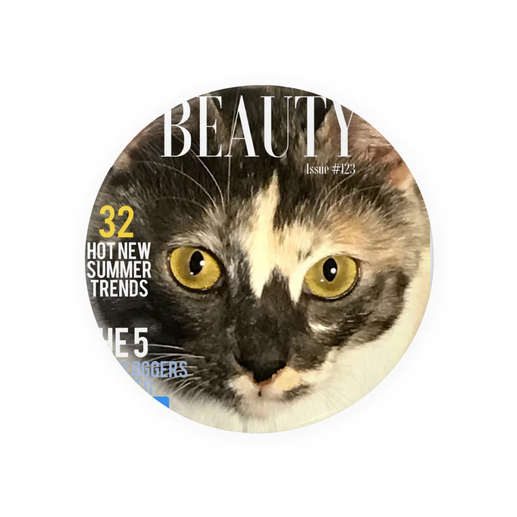 flatoutのbeautyful cat 缶バッジ